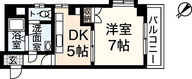 広島県広島市中区白島中町 白島駅 1DK マンション 賃貸物件詳細
