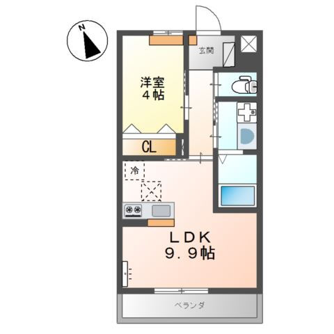広島県福山市本庄町中４ 備後本庄駅 1LDK アパート 賃貸物件詳細
