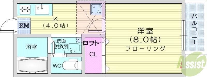 宮城県仙台市泉区旭丘堤２ 黒松駅 1K アパート 賃貸物件詳細