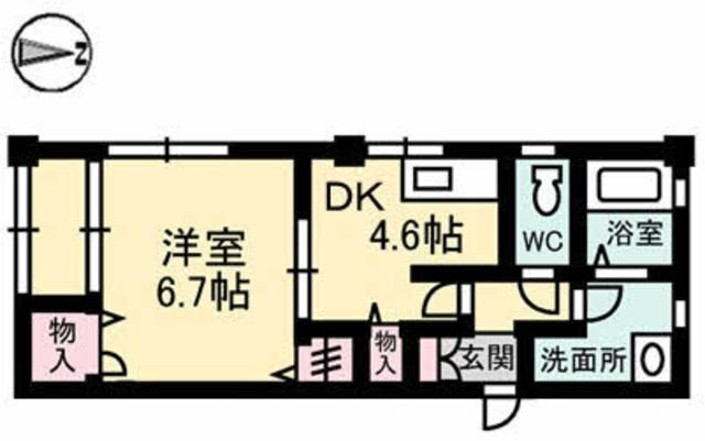 広島県広島市中区猫屋町 本川町駅 1DK アパート 賃貸物件詳細