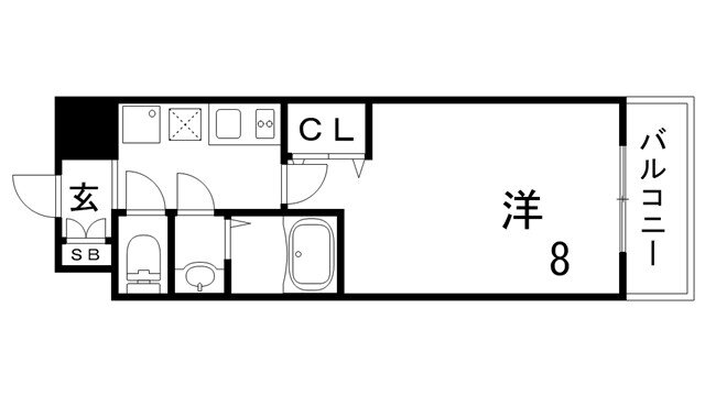 兵庫県神戸市兵庫区西出町 神戸駅 1K マンション 賃貸物件詳細