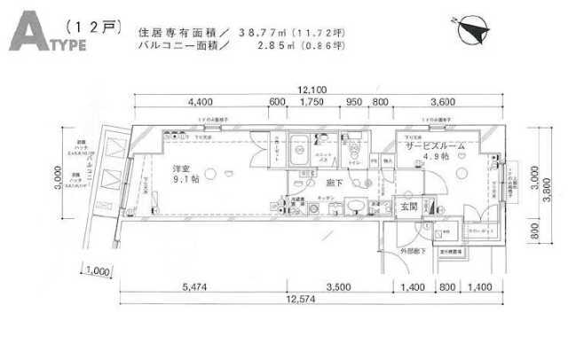 東京都千代田区岩本町２ 小伝馬町駅 1SK マンション 賃貸物件詳細