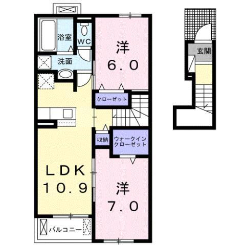京都府相楽郡精華町大字菱田小字上久保田 下狛駅 2LDK アパート 賃貸物件詳細