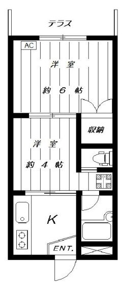 光レジデンス 1階 2K 賃貸物件詳細
