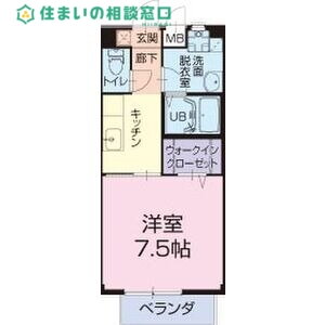 愛知県額田郡幸田町大字芦谷字南屋敷 幸田駅 1K アパート 賃貸物件詳細