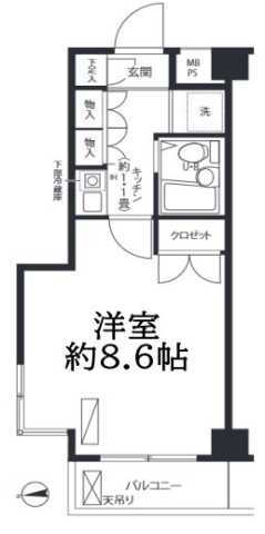 千葉県浦安市猫実５ 浦安駅 1K マンション 賃貸物件詳細