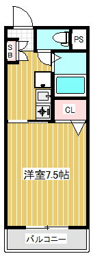 神奈川県川崎市中原区下小田中１ 武蔵小杉駅 1K マンション 賃貸物件詳細