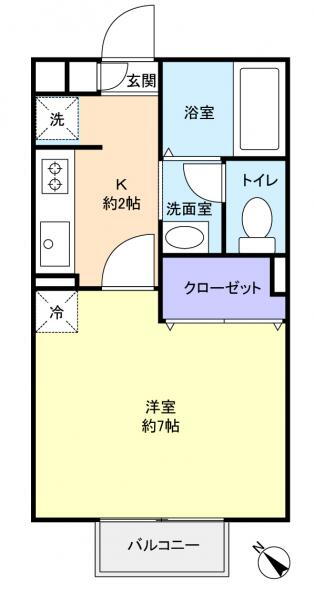 千葉県船橋市芝山３ 飯山満駅 1K アパート 賃貸物件詳細