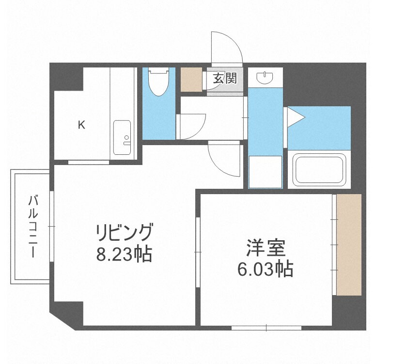 北海道札幌市西区宮の沢一条４ 宮の沢駅 1LDK マンション 賃貸物件詳細