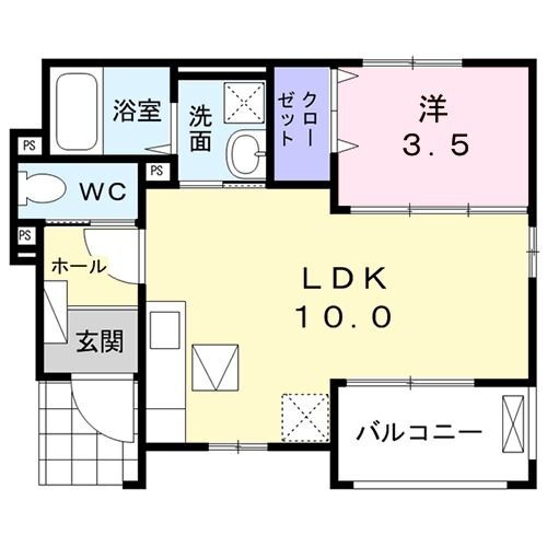 静岡県富士市天間 富士根駅 1LDK アパート 賃貸物件詳細