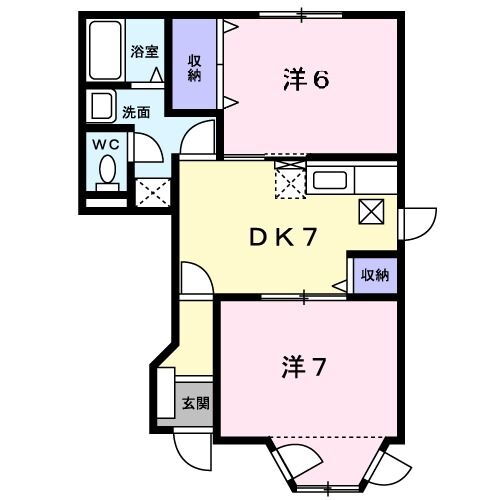 宮城県柴田郡柴田町西船迫１ 船岡駅 2DK アパート 賃貸物件詳細