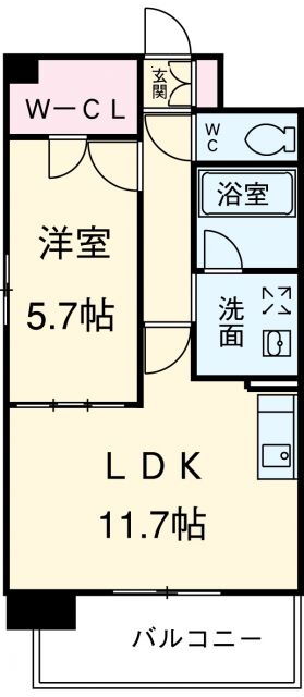 レジデンス悠海 11階 1LDK 賃貸物件詳細