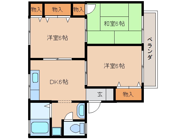 奈良県天理市杉本町 前栽駅 3DK アパート 賃貸物件詳細