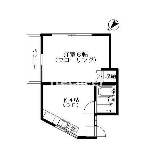 東京都中野区南台４ 笹塚駅 1K アパート 賃貸物件詳細