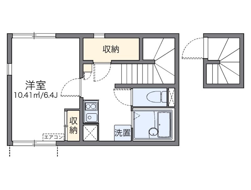 京都府京都市伏見区横大路貴船 中書島駅 1K アパート 賃貸物件詳細