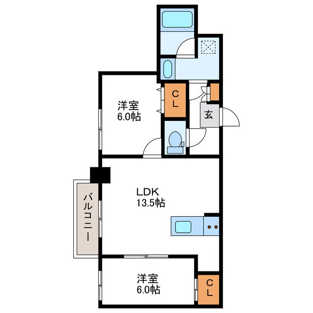 北海道札幌市北区北二十三条西５ 北２４条駅 2LDK マンション 賃貸物件詳細
