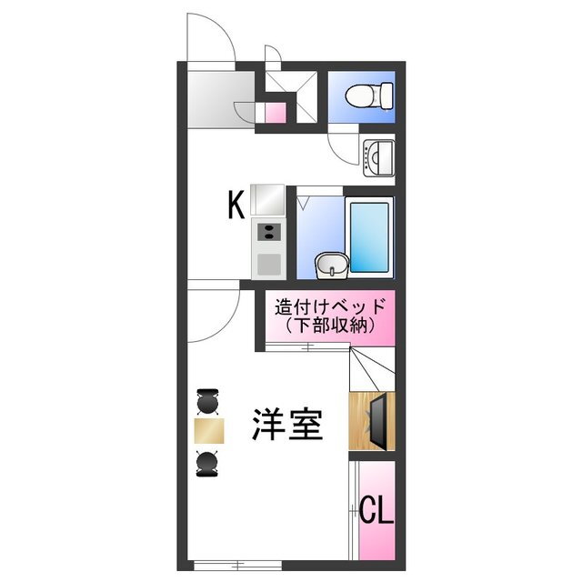 大阪府阪南市鳥取 鳥取ノ荘駅 1K アパート 賃貸物件詳細