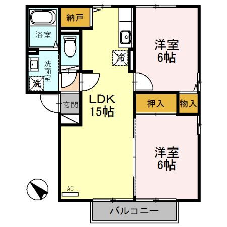 滋賀県彦根市東沼波町 南彦根駅 2LDK アパート 賃貸物件詳細