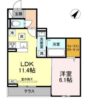 神奈川県相模原市中央区鹿沼台１ 淵野辺駅 1LDK アパート 賃貸物件詳細