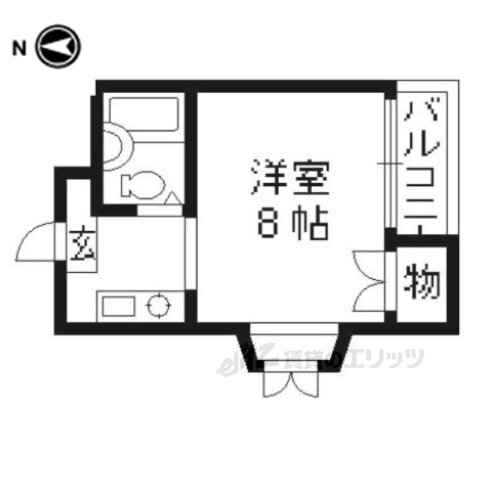 京都府京都市北区平野上柳町 西院駅 ワンルーム マンション 賃貸物件詳細