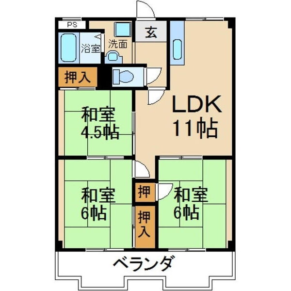 大阪府枚方市走谷２ 光善寺駅 3LDK マンション 賃貸物件詳細