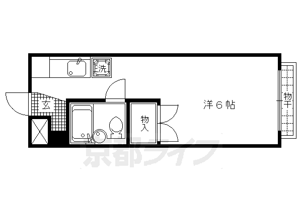 京都府京都市北区紫野花ノ坊町 北大路駅 1K アパート 賃貸物件詳細