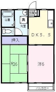 三重県名張市鴻之台３番町 名張駅 2DK アパート 賃貸物件詳細