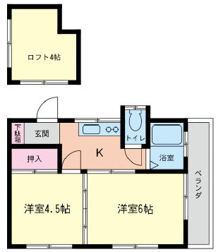 神奈川県相模原市中央区清新５ 相模原駅 2K アパート 賃貸物件詳細