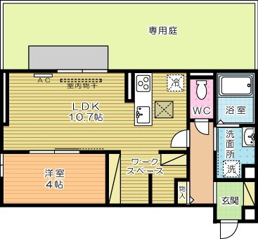 福岡県北九州市小倉北区泉台１ 南小倉駅 1LDK アパート 賃貸物件詳細