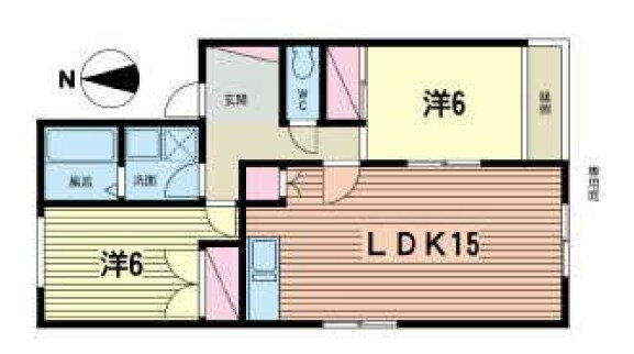 神奈川県茅ヶ崎市東海岸南２ 茅ケ崎駅 2LDK マンション 賃貸物件詳細