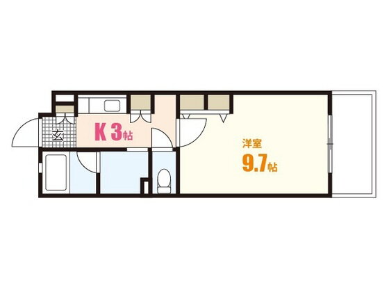 広島県広島市安佐南区緑井６ 七軒茶屋駅 1K マンション 賃貸物件詳細