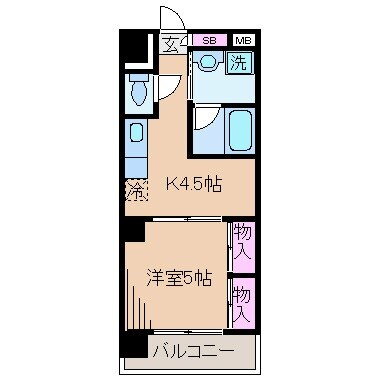 神奈川県川崎市中原区木月４ 元住吉駅 1K マンション 賃貸物件詳細
