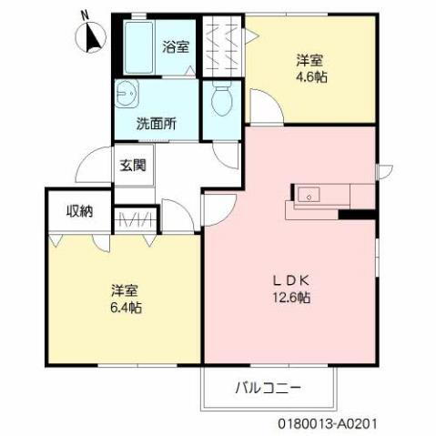 福岡県久留米市小森野５ 2LDK アパート 賃貸物件詳細