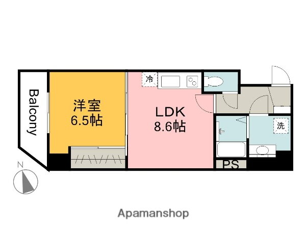 八丁堀ｉＢＬＤ 7階 1LDK 賃貸物件詳細
