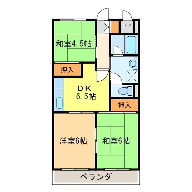 栃木県小山市駅東通り１ 小山駅 3DK マンション 賃貸物件詳細