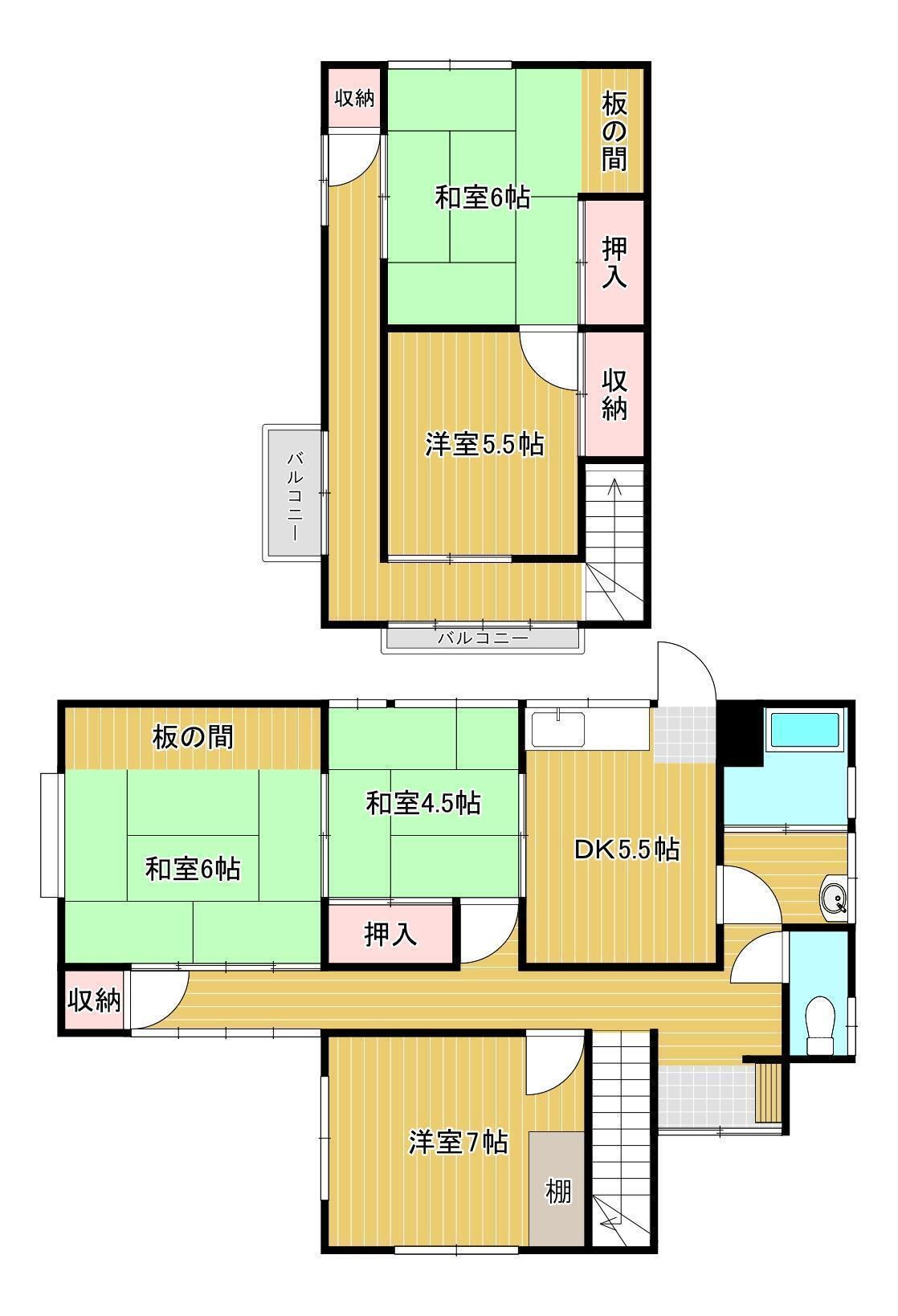 山口県下関市山手町 下関駅 5DK 一戸建て 賃貸物件詳細