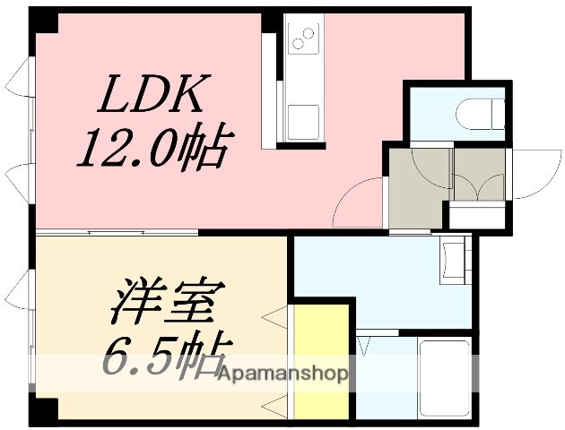 北海道函館市白鳥町 五稜郭公園前駅 1LDK アパート 賃貸物件詳細