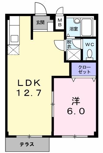 新潟県新潟市西区山田 新潟駅 1LDK アパート 賃貸物件詳細