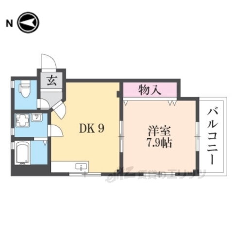 京都府京都市左京区岩倉忠在地町 岩倉駅 1DK マンション 賃貸物件詳細