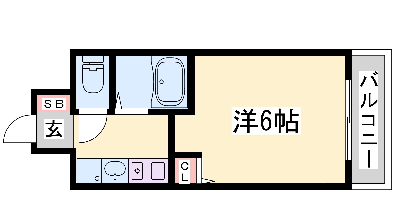 兵庫県神戸市中央区下山手通６ 県庁前駅 1K マンション 賃貸物件詳細