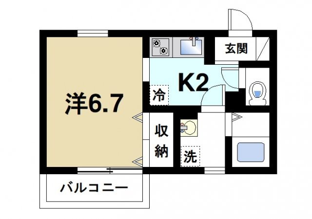 奈良県大和郡山市本町 郡山駅 1K アパート 賃貸物件詳細