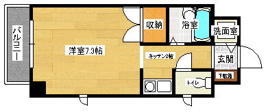 広島県広島市南区西旭町 県病院前駅 1K マンション 賃貸物件詳細