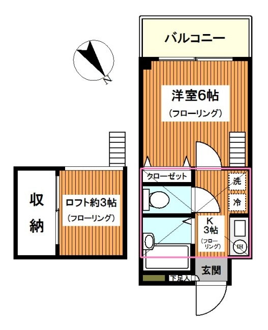 神奈川県川崎市川崎区浅田２ 川崎駅 1K マンション 賃貸物件詳細