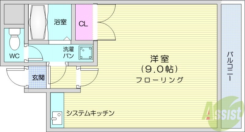 宮城県仙台市太白区西多賀３ 富沢駅 ワンルーム マンション 賃貸物件詳細