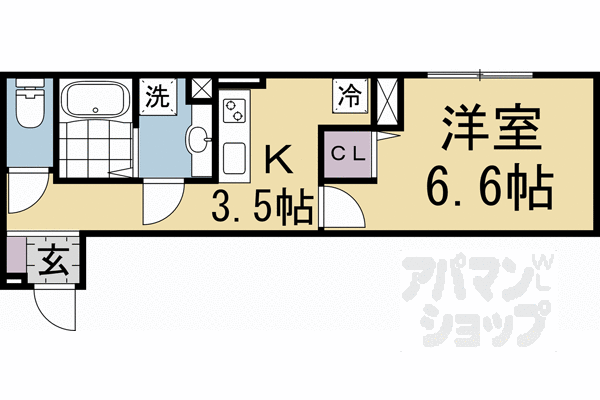 京都府京都市下京区東魚屋町 京都駅 1K アパート 賃貸物件詳細