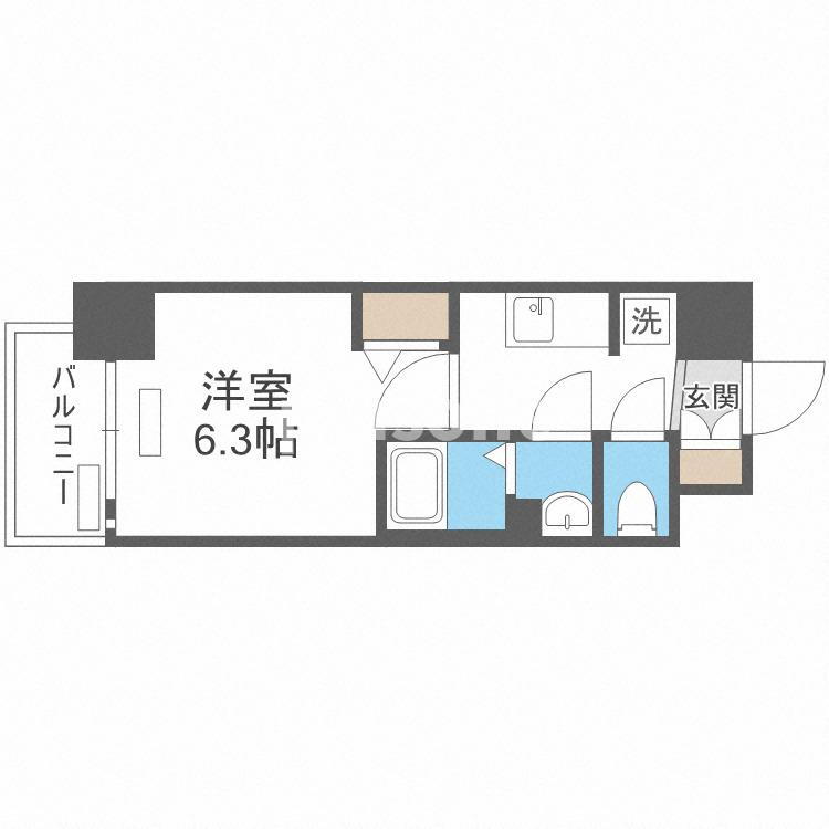 ララプレイス難波メティス 5階 1K 賃貸物件詳細