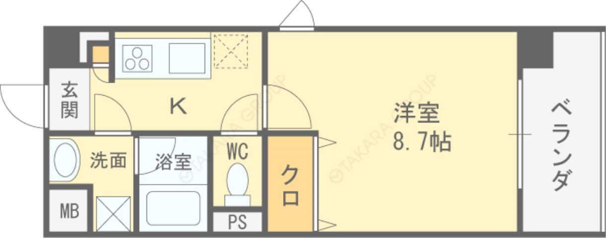 大阪府大阪市鶴見区放出東３ 放出駅 1K マンション 賃貸物件詳細