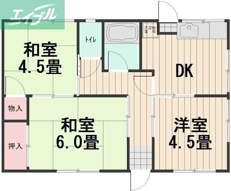 岡山県岡山市南区新福１ 清輝橋駅 3DK 一戸建て 賃貸物件詳細