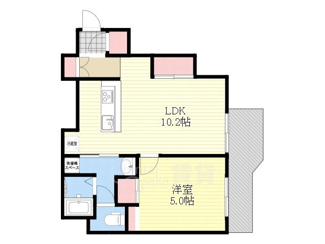 大阪府大阪市東淀川区下新庄４ 下新庄駅 1LDK マンション 賃貸物件詳細