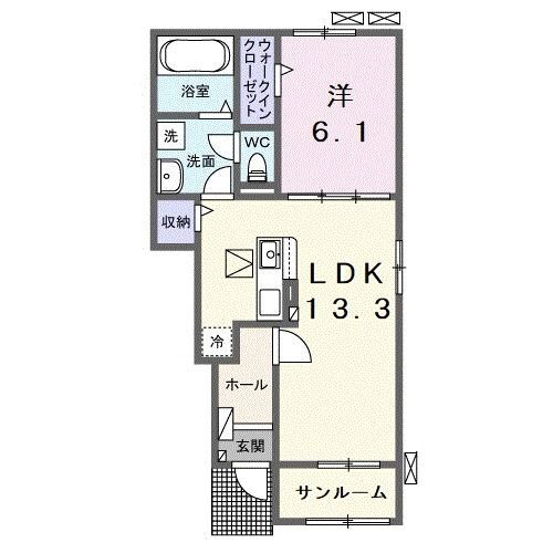 茨城県つくばみらい市小張 みらい平駅 1LDK アパート 賃貸物件詳細